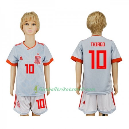 Fußballtrikots Spanien Thiago 10 Kinder WM 2018 Auswärts-trikot kaufen